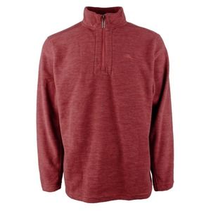 Tommy Bahama Cloud Peak Zip PGA Golf Pullover Sangria Red Fast Ship Mens Small